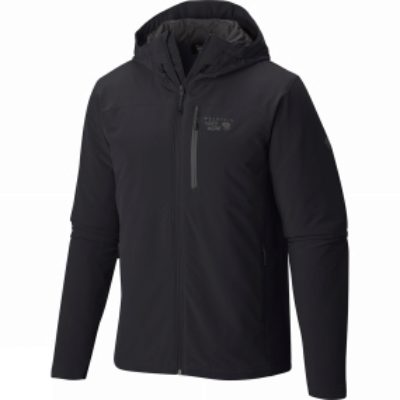 Mountain Hardwear Men's Super Conductor Hooded Jacket Black / Titanium Mountain Hardwear Men's Super Conductor Hooded Jacket Black / Titanium